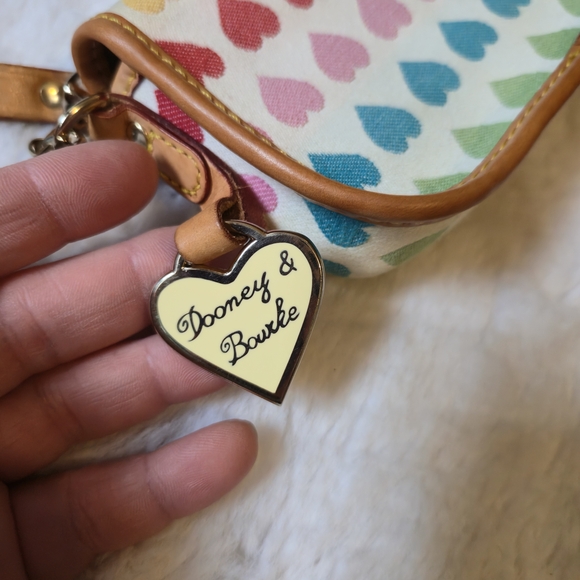 Dooney & Bourke Rainbow Sweatheart Canvas Wristlet - Picture 5 of 6